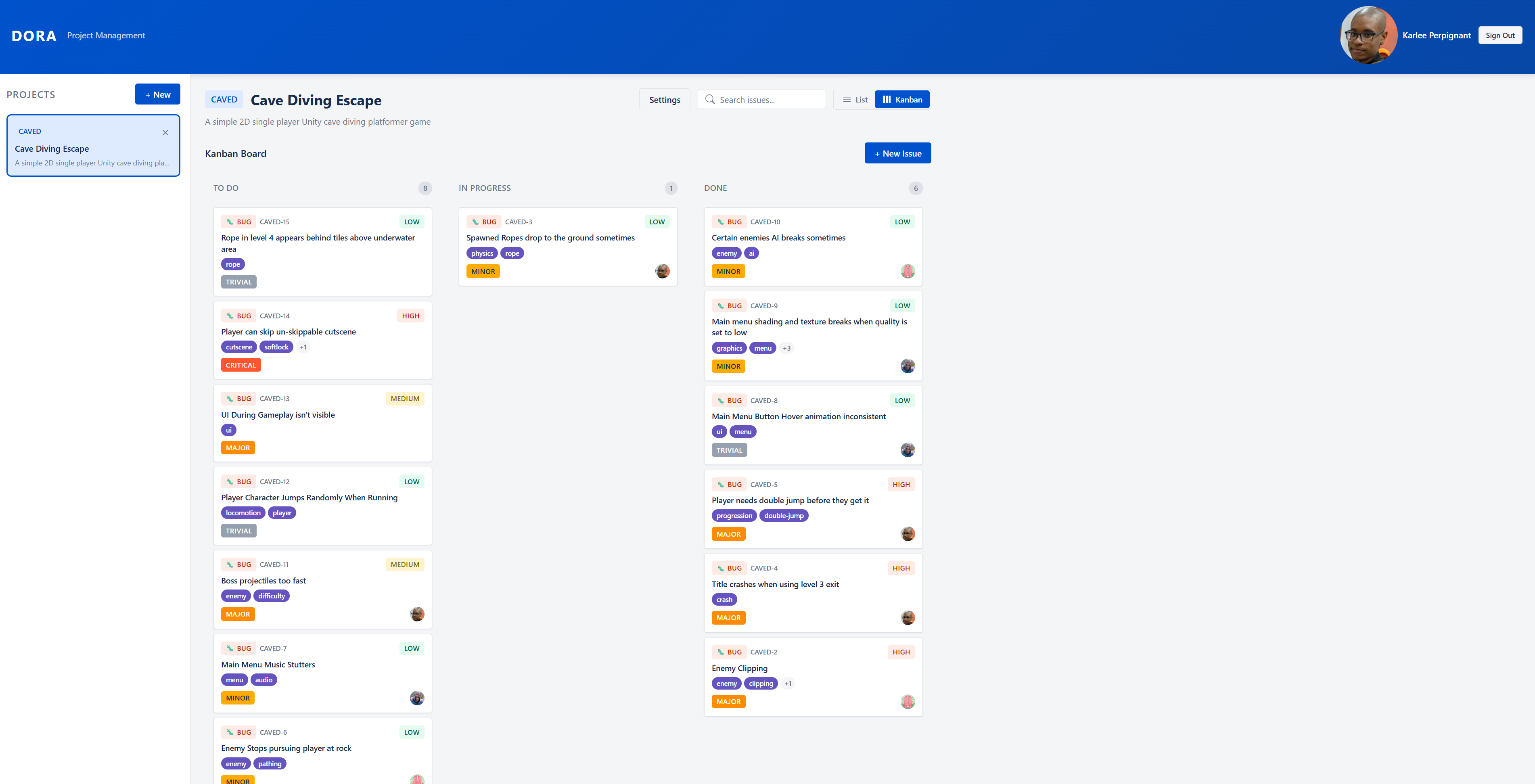A ticketing and project management tool, powered with AI insights